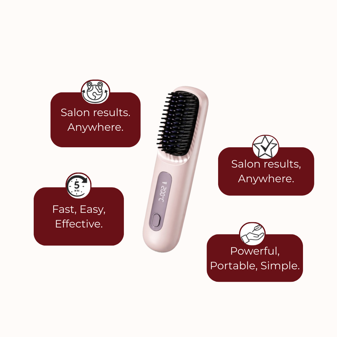 Silky Portable Straightener Brush